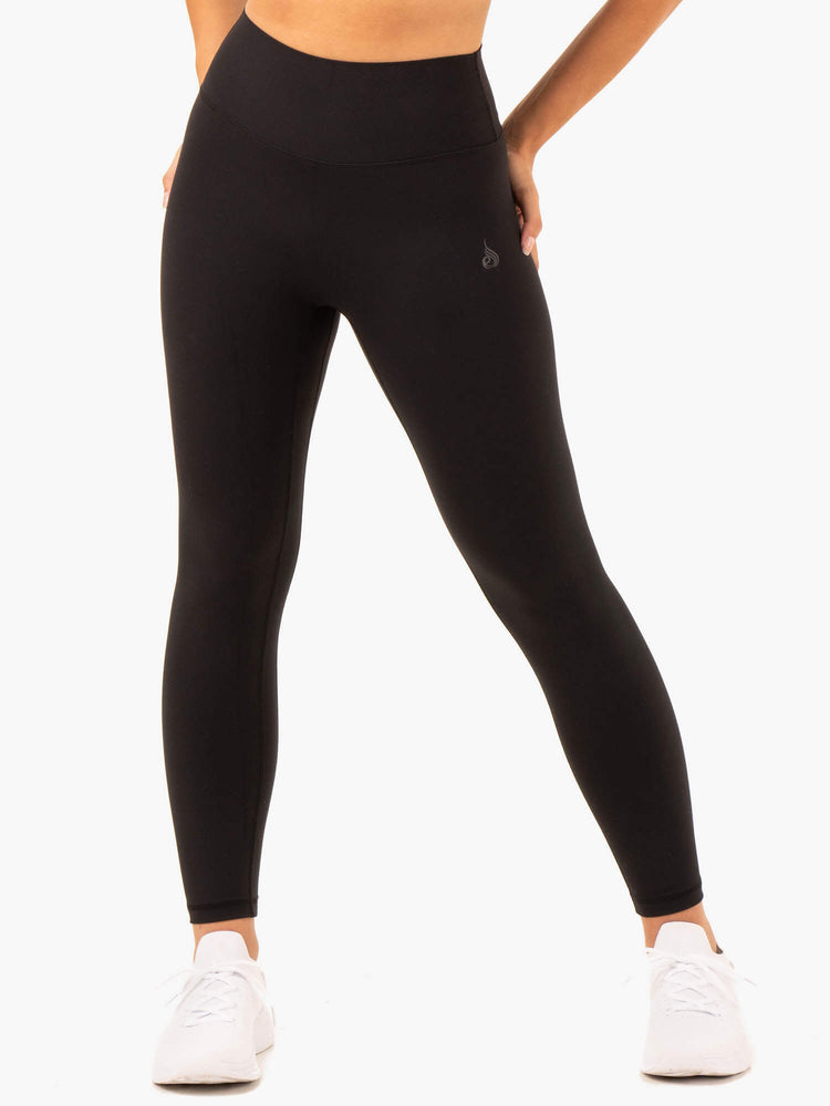 Leggings Ryderwear Nkd Refine High Waisted Noir Femme | EJV-63252737