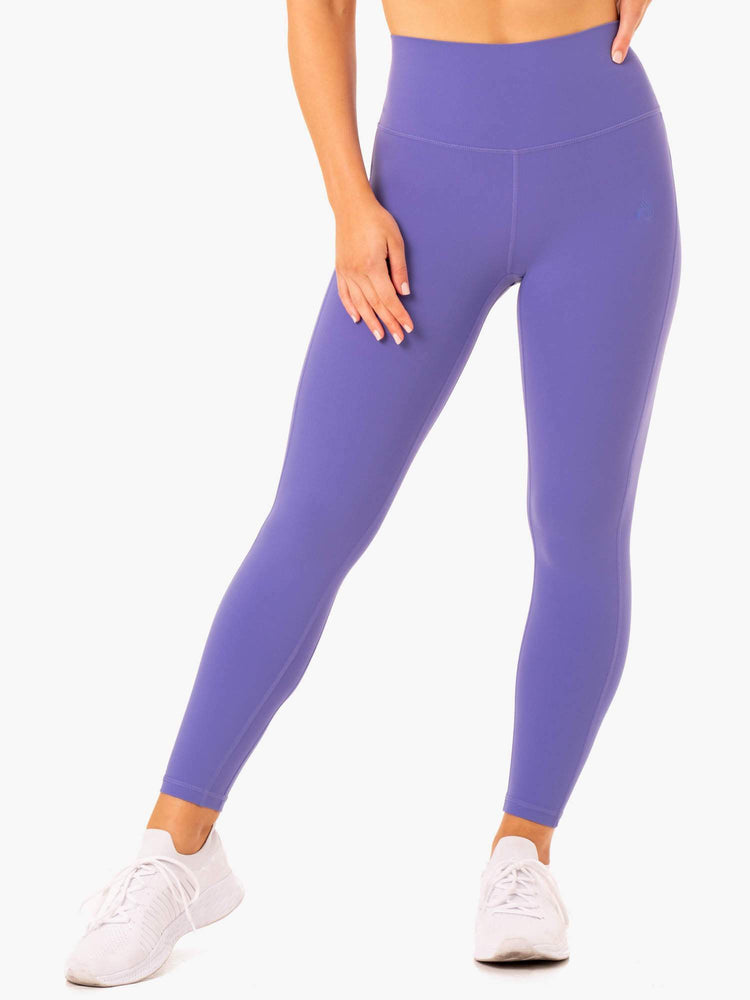 Leggings Ryderwear Nkd Align Violette Femme | NIY-36374699