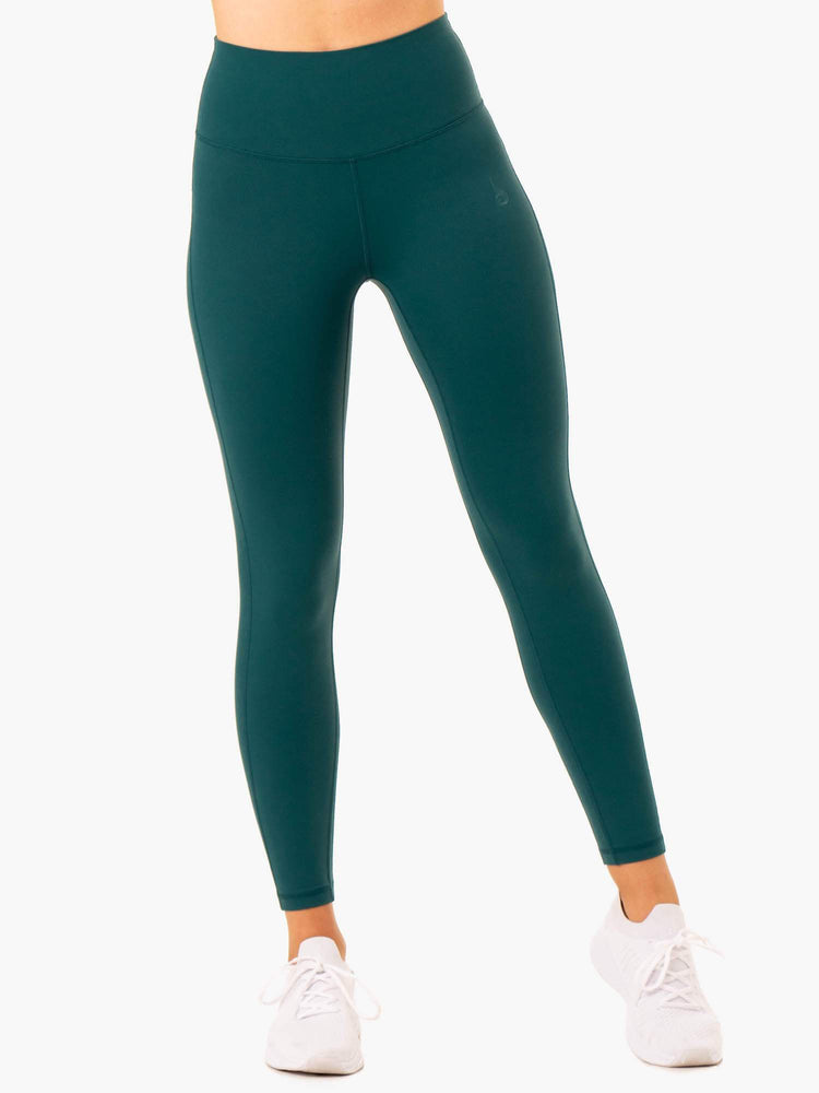 Leggings Ryderwear Nkd Align Turquoise Femme | FYG-83018421