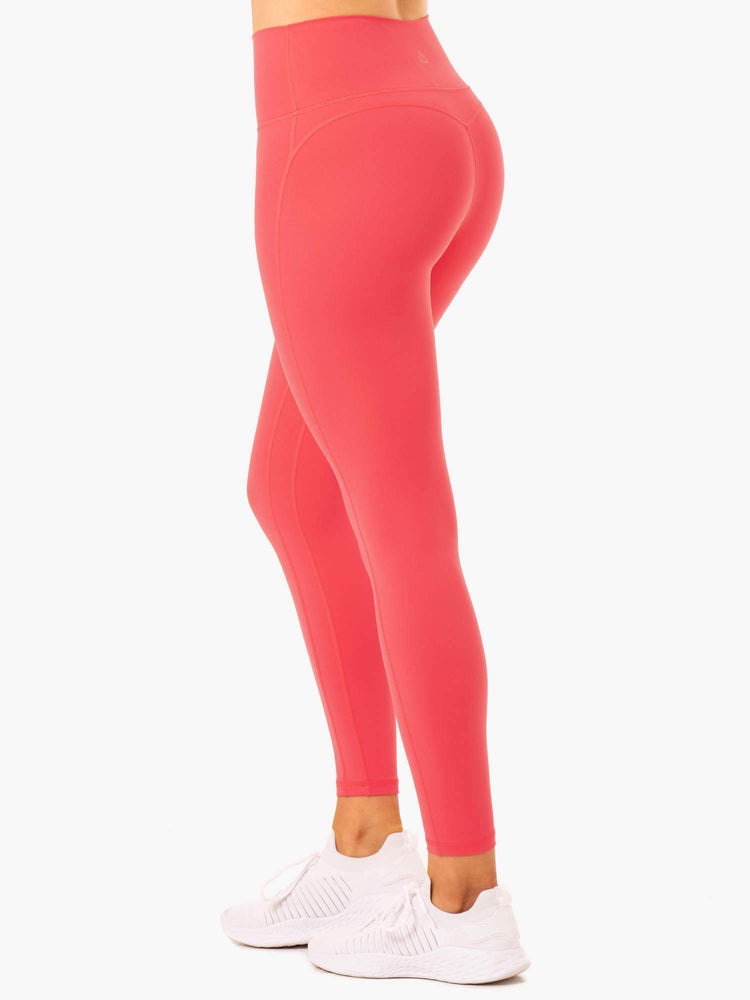 Leggings Ryderwear Nkd Align Rouge Femme | PYR-70114030