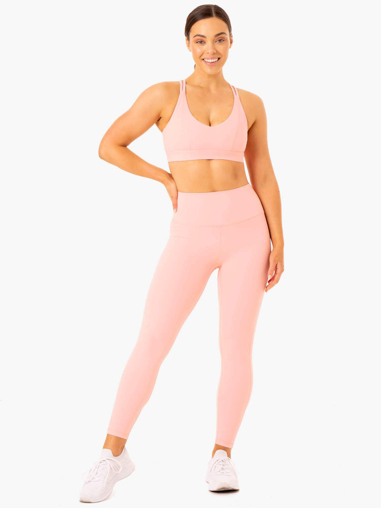 Leggings Ryderwear Nkd Align Rose Femme | FNA-36143409