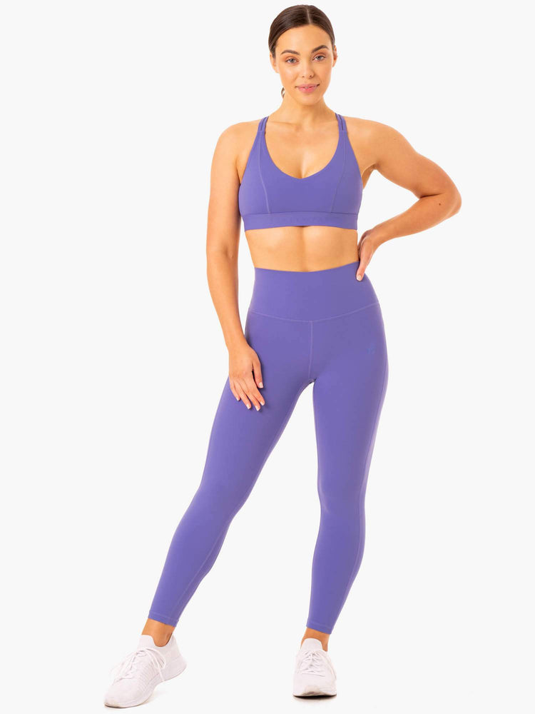 Leggings Ryderwear Nkd Align Violette Femme | NIY-36374699