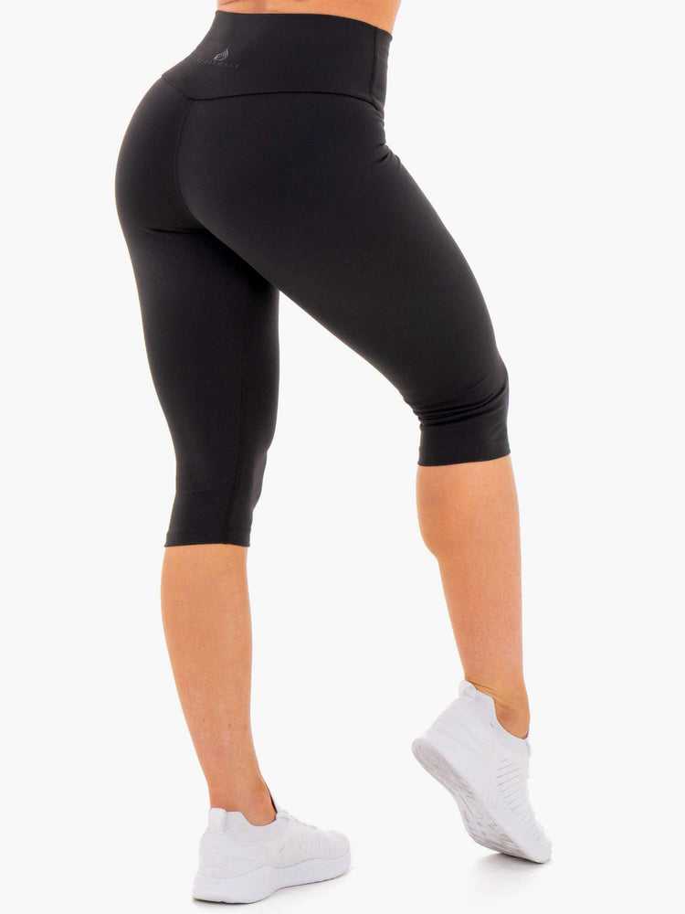 Leggings Ryderwear Motion High Waisted Capri Noir Femme | CYE-75368438