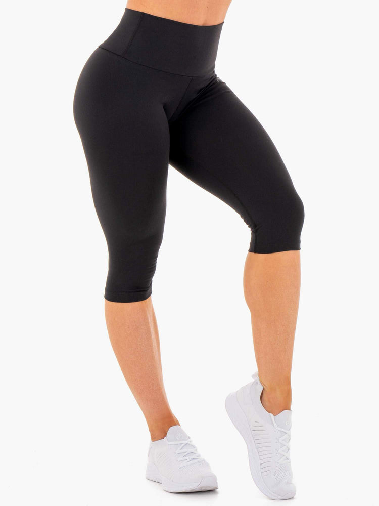 Leggings Ryderwear Motion High Waisted Capri Noir Femme | CYE-75368438