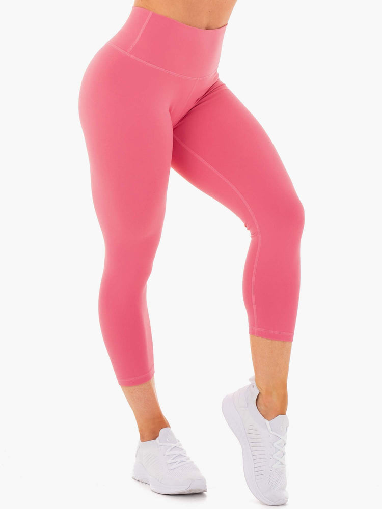 Leggings Ryderwear Motion High Waisted 7/8 Rose Femme | UCX-94821958