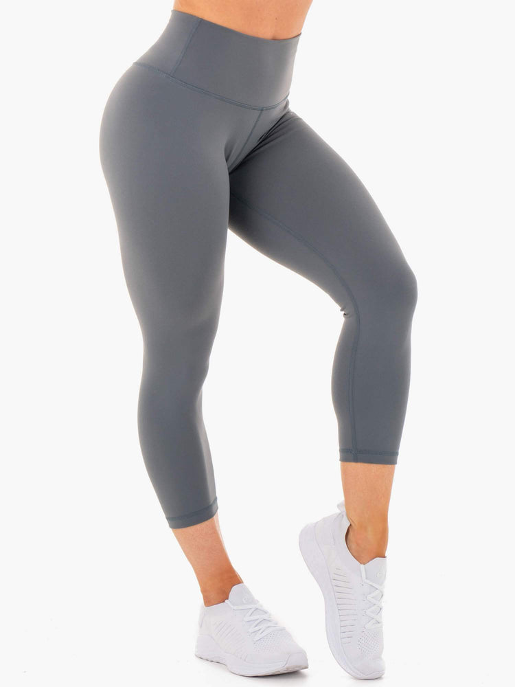 Leggings Ryderwear Motion High Waisted 7/8 Grise Femme | XUJ-20394613