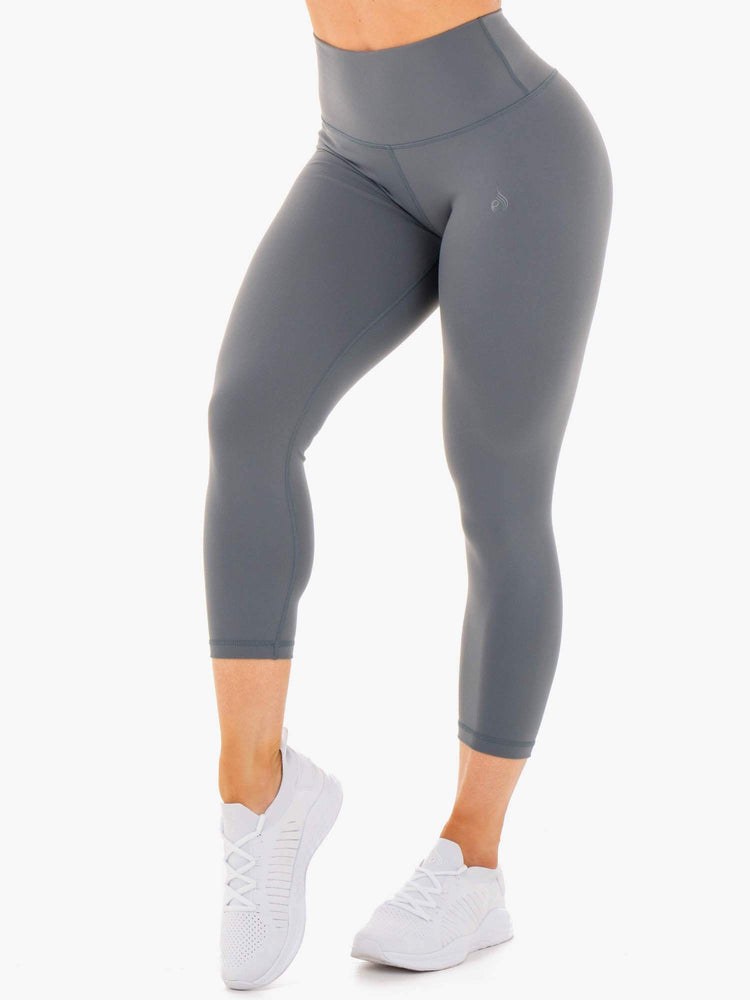 Leggings Ryderwear Motion High Waisted 7/8 Grise Femme | XUJ-20394613