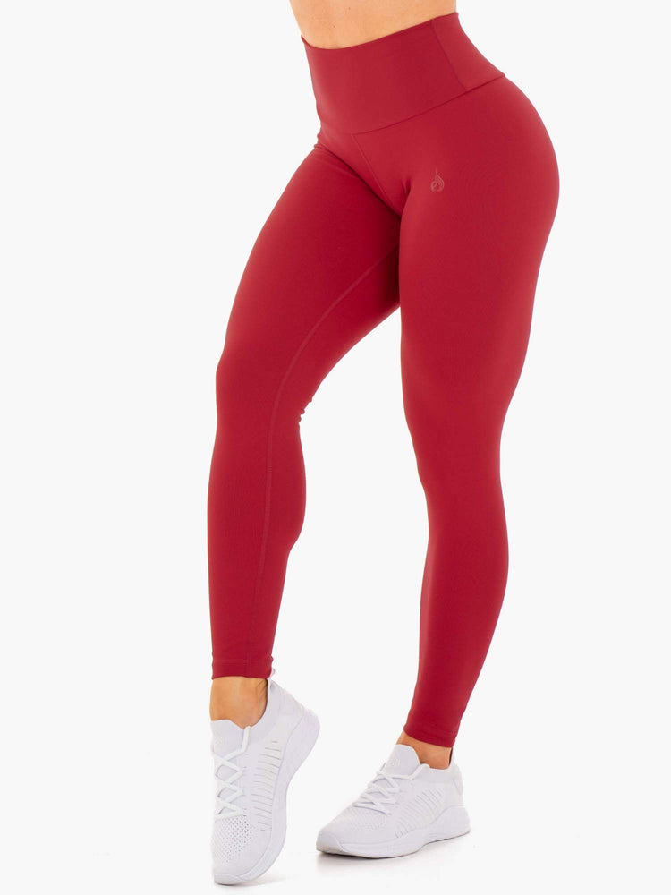 Leggings Ryderwear Motion High Waisted Rouge Femme | HLE-85249312