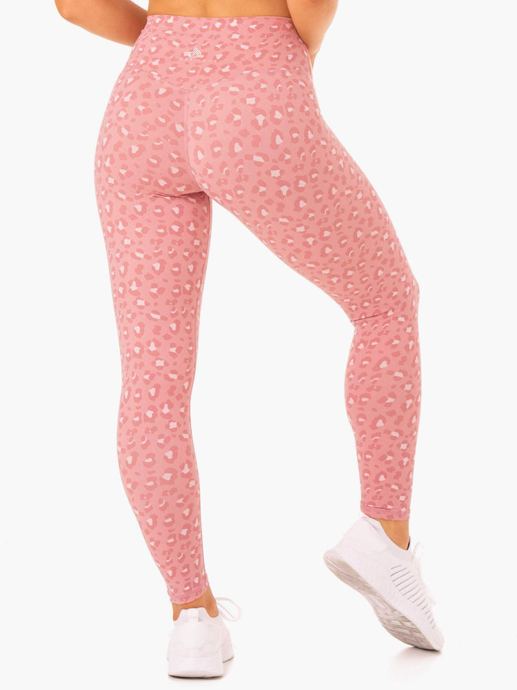 Leggings Ryderwear Hybrid Full Length Rose Femme | TNY-19741617