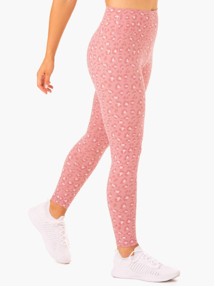 Leggings Ryderwear Hybrid Full Length Rose Femme | TNY-19741617