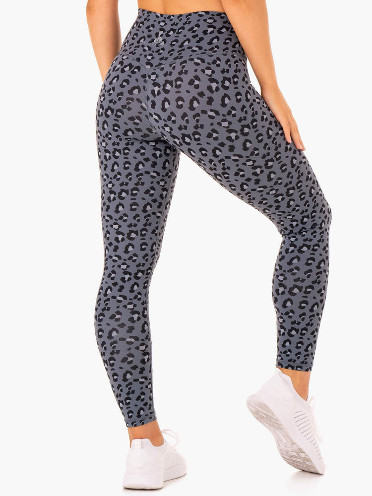 Leggings Ryderwear Hybrid Full Length Leopard Femme | NQT-40581475