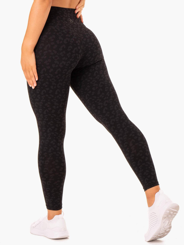 Leggings Ryderwear Hybrid Full Length Noir Femme | PGI-20809621