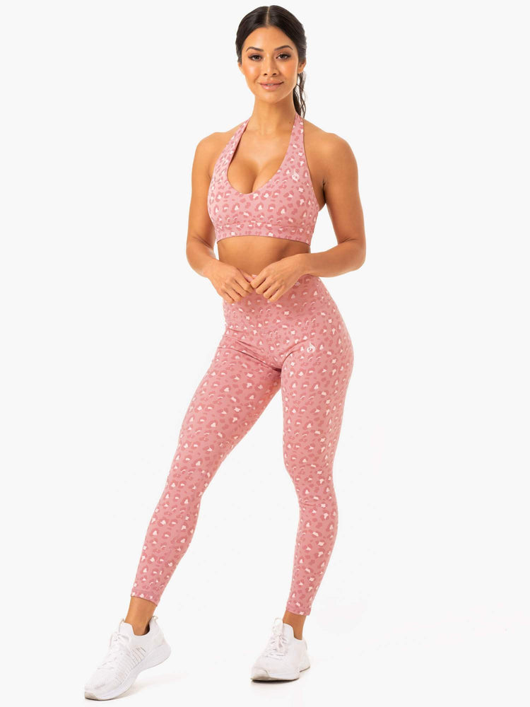 Leggings Ryderwear Hybrid Full Length Rose Femme | TNY-19741617