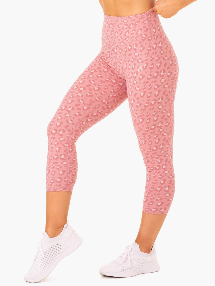 Leggings Ryderwear Hybrid 7/8 Rose Femme | VKM-05555647