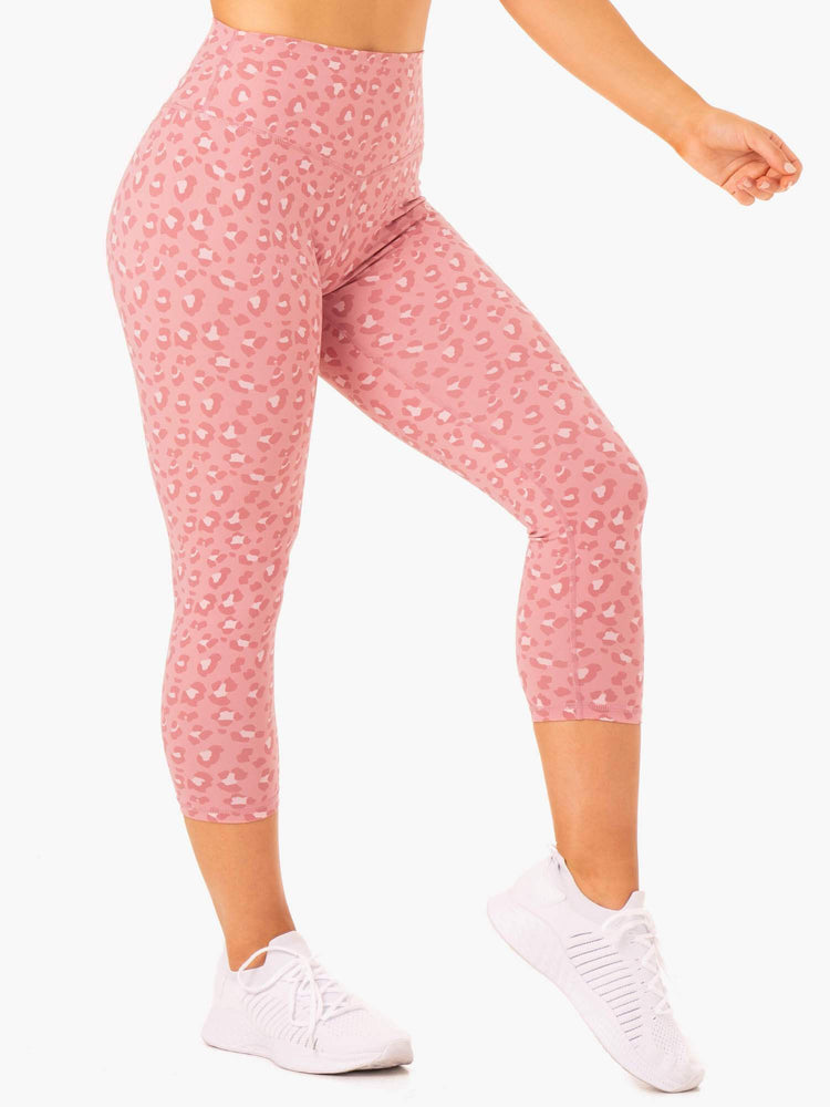 Leggings Ryderwear Hybrid 7/8 Rose Femme | VKM-05555647