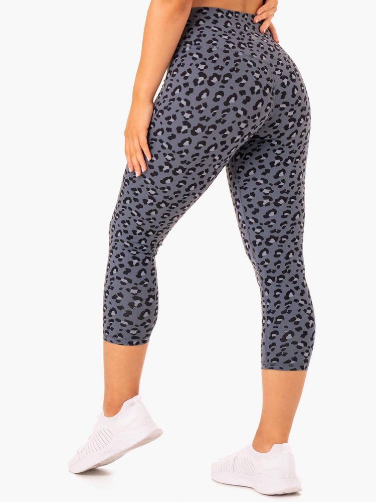 Leggings Ryderwear Hybrid 7/8 Leopard Femme | SSL-37549613