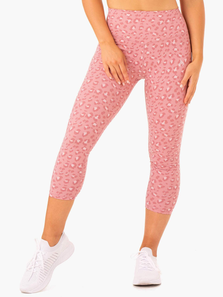 Leggings Ryderwear Hybrid 7/8 Rose Femme | VKM-05555647