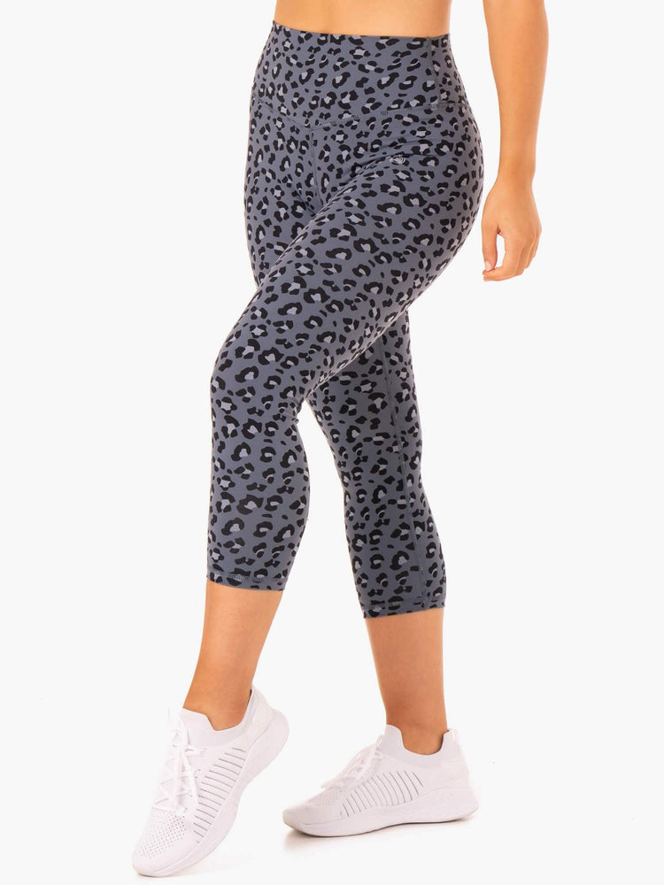 Leggings Ryderwear Hybrid 7/8 Leopard Femme | SSL-37549613