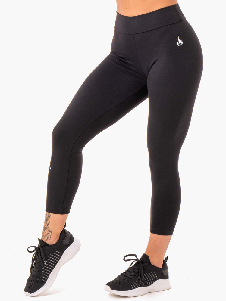 Leggings Ryderwear Core 7/8 Noir Femme | ISA-81674514