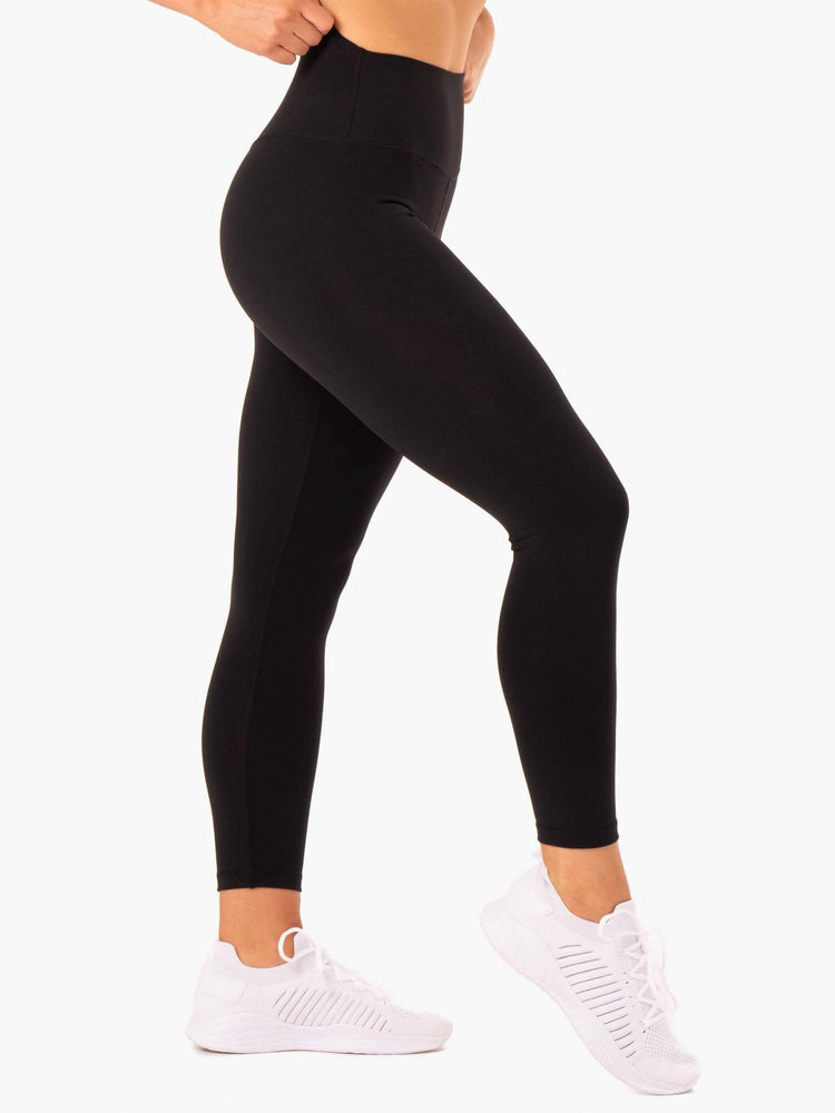 Leggings Ryderwear Base Full Length High Waisted Noir Femme | UZQ-48331418