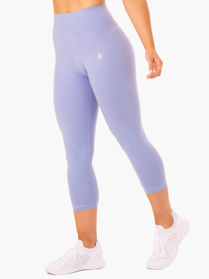 Leggings Ryderwear Base 7/8 High Waisted Violette Femme | JVM-13126795