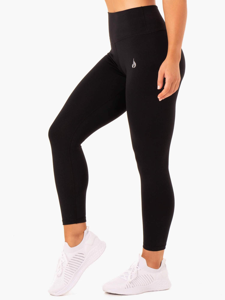 Leggings Ryderwear Base Full Length High Waisted Noir Femme | UZQ-48331418