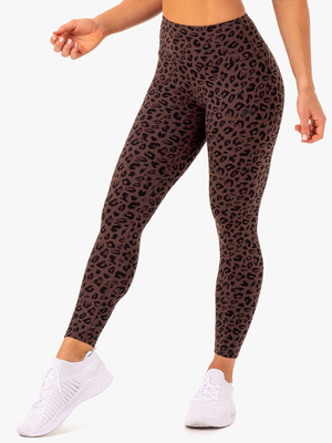 Leggings Ryderwear Adapt High Waisted Scrunch Chocolat Femme | WKF-84779330