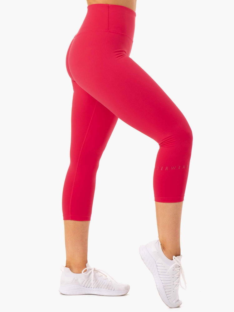 Leggings Ryderwear Amazon 7/8 Rouge Femme | JAS-09534999