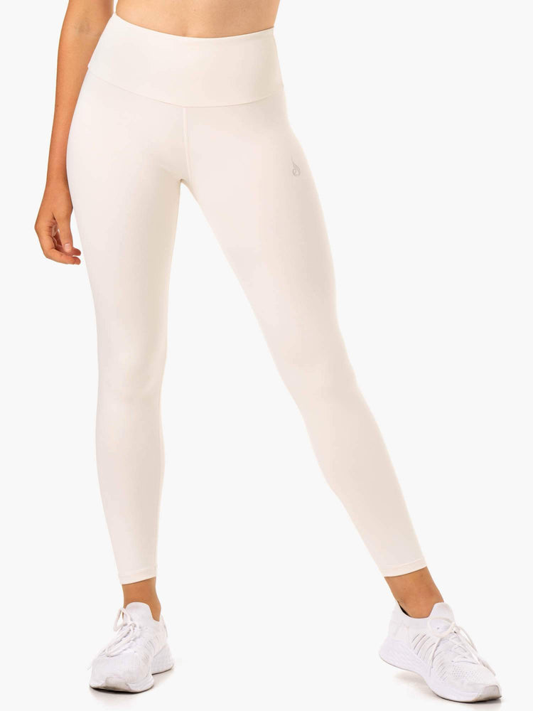 Leggings Ryderwear Adapt High Waisted Scrunch Blanche Femme | KYH-52499299