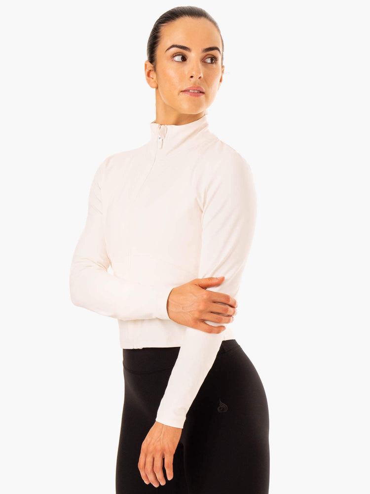 Vestes Ryderwear Nkd Refine Blanche Femme | ETI-35134839