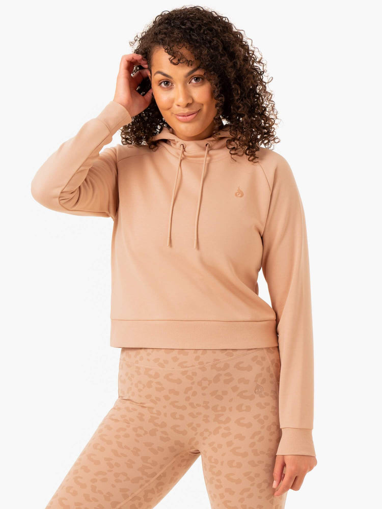 Sweat à Capuche Ryderwear Ultra Pullover Marron Femme | IFG-07485469