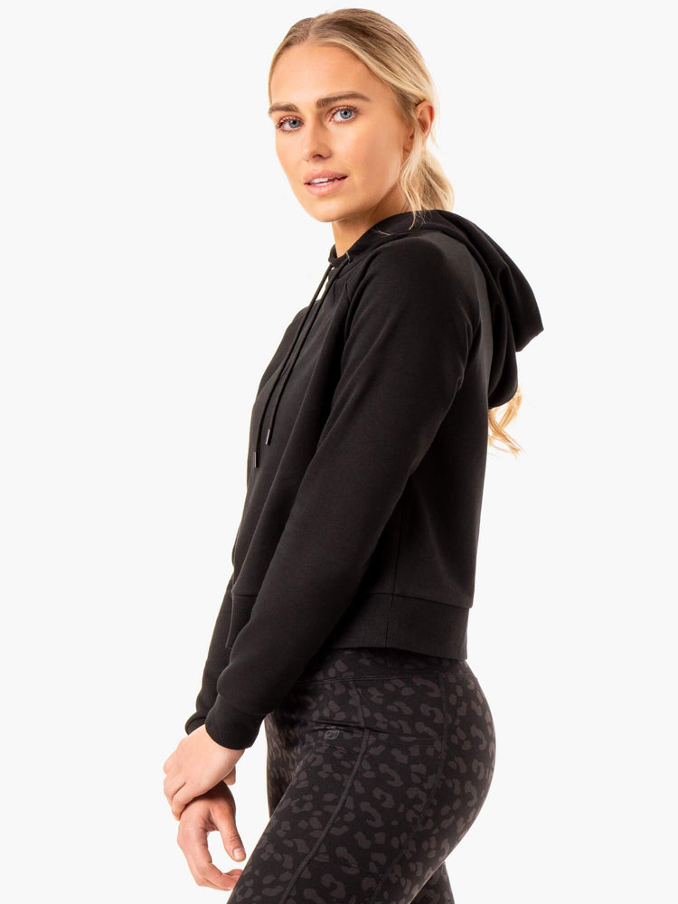 Sweat à Capuche Ryderwear Ultra Pullover Noir Femme | KAV-69591456