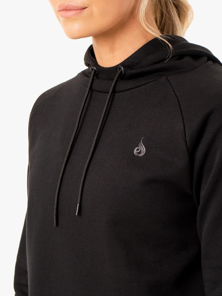 Sweat à Capuche Ryderwear Ultra Pullover Noir Femme | KAV-69591456