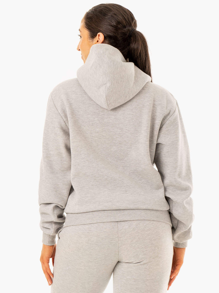 Sweat à Capuche Ryderwear Pullover Grise Femme | AHN-37165962