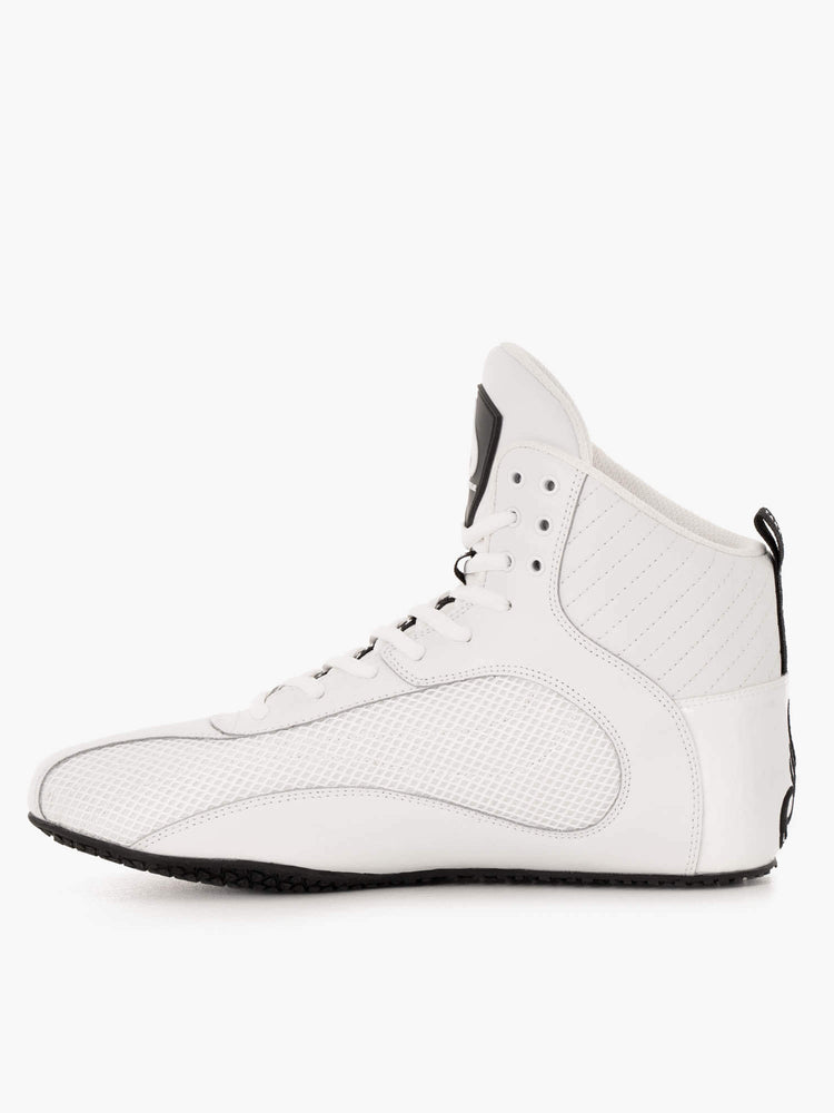 Chaussures Haltérophilie Ryderwear D-Mak Velocity Blanche Homme | FUJ-55296711