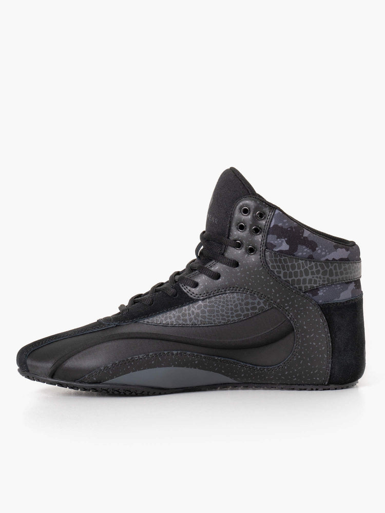 Chaussures Haltérophilie Ryderwear D-Mak Rapid Noir Homme | ATP-24632289