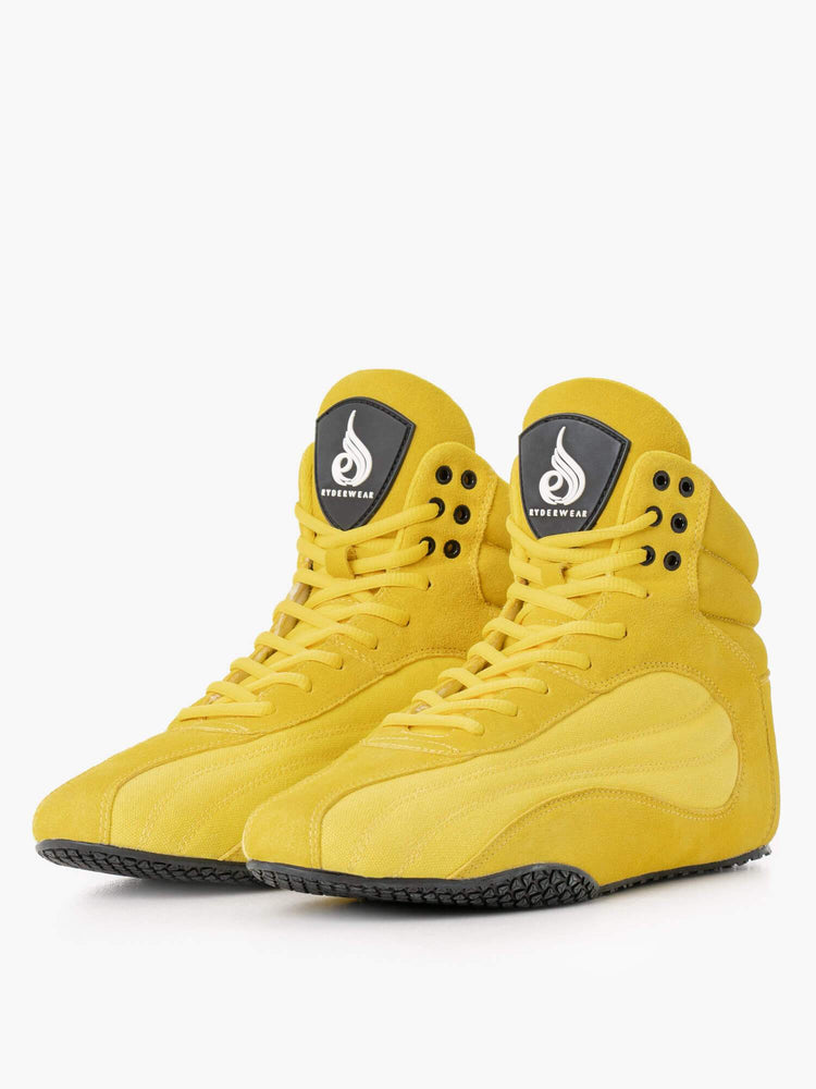 Chaussures Haltérophilie Ryderwear D-Mak Originale Jaune Homme | WAD-09729288