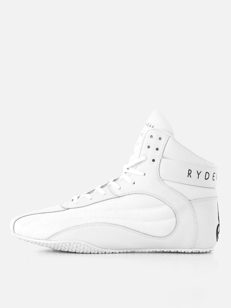 Chaussures Haltérophilie Ryderwear D-Mak Block Blanche Homme | KAE-58263943