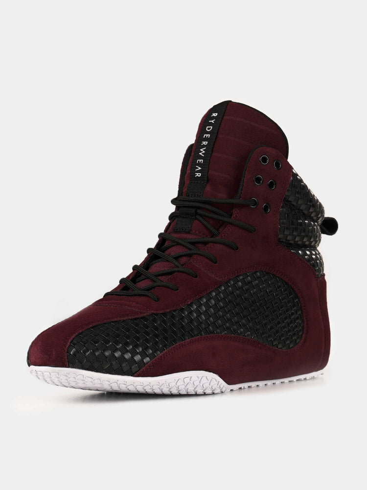 Chaussures Haltérophilie Ryderwear D-Mak Carbon Bordeaux Homme | EWB-69461014