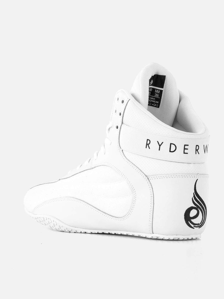 Chaussures Haltérophilie Ryderwear D-Mak Block Blanche Homme | KAE-58263943