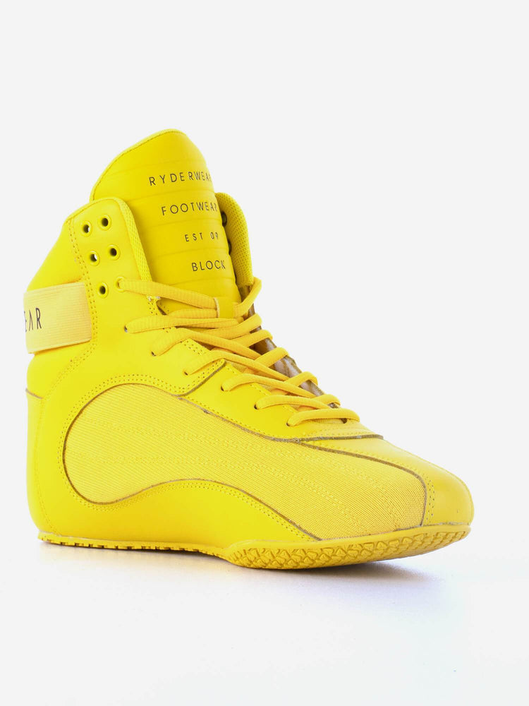 Chaussures Haltérophilie Ryderwear D-Mak Block Jaune Homme | TEV-92870416