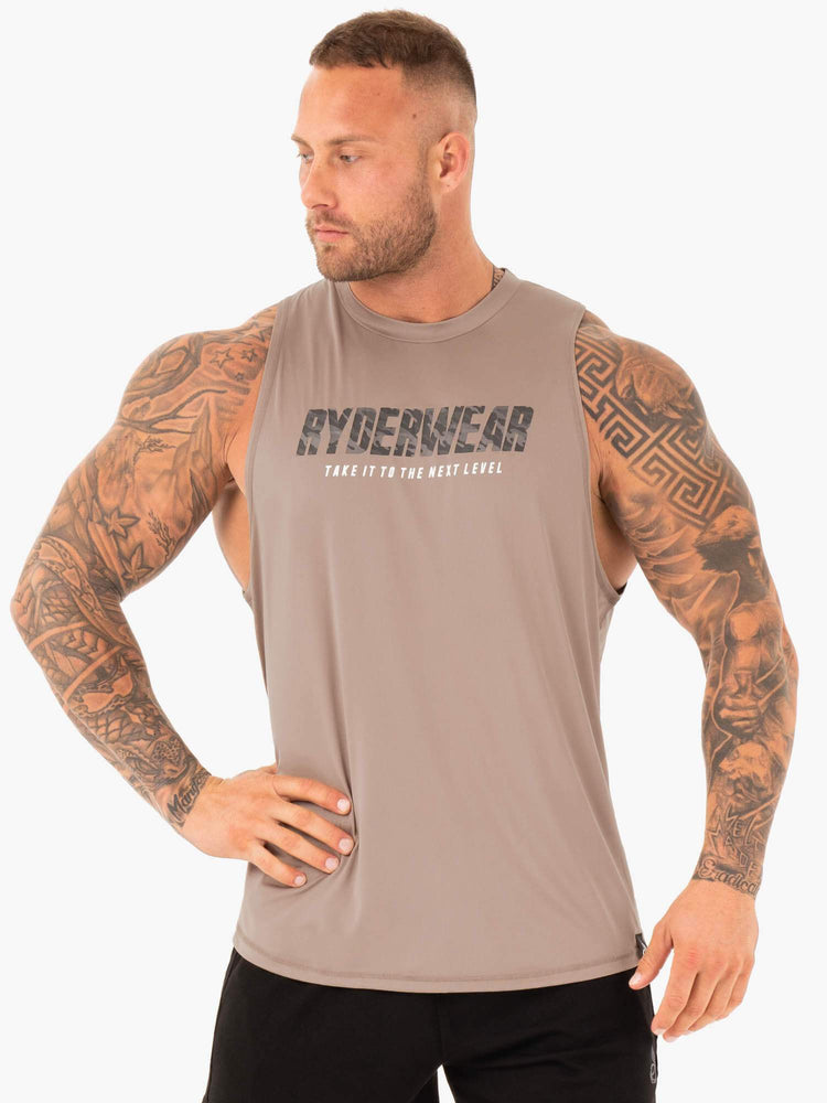 Debardeur Ryderwear Strength Baller Marron Homme | YPO-46304025