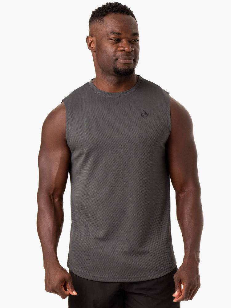 Debardeur Ryderwear Reflex Mesh Baller Grise Homme | KMK-23277917