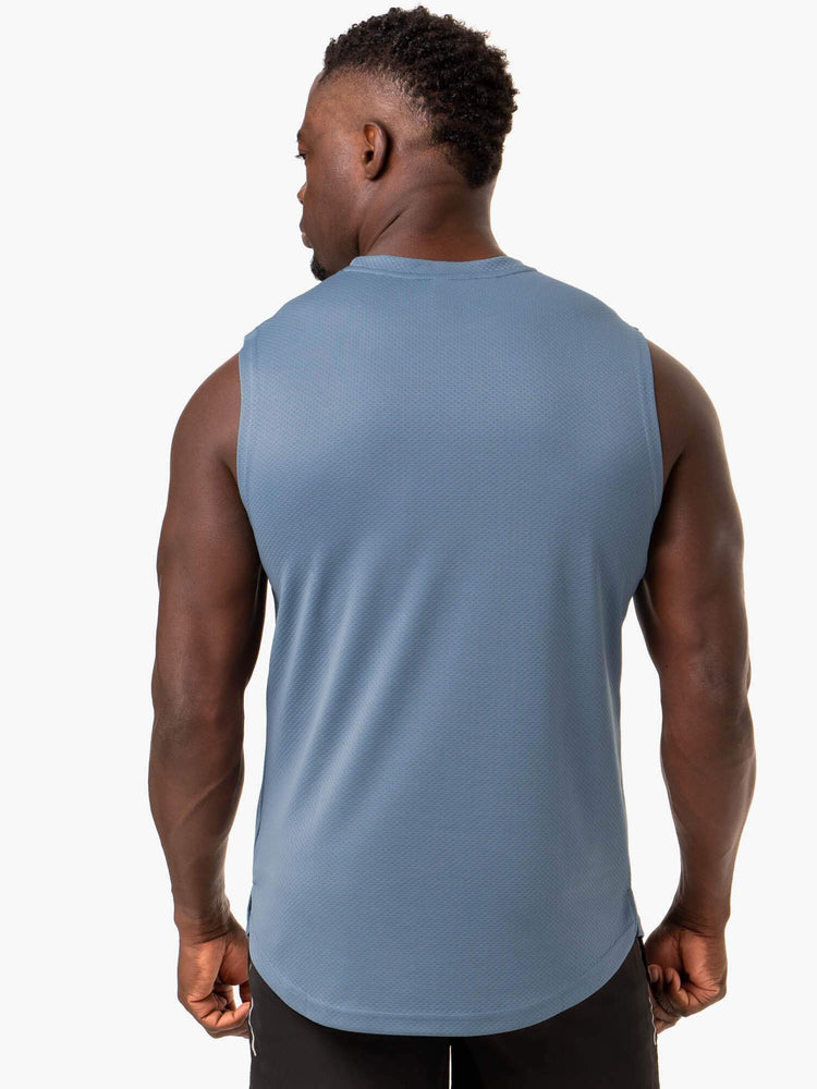 Debardeur Ryderwear Reflex Mesh Baller Bleu Homme | FDP-36861979