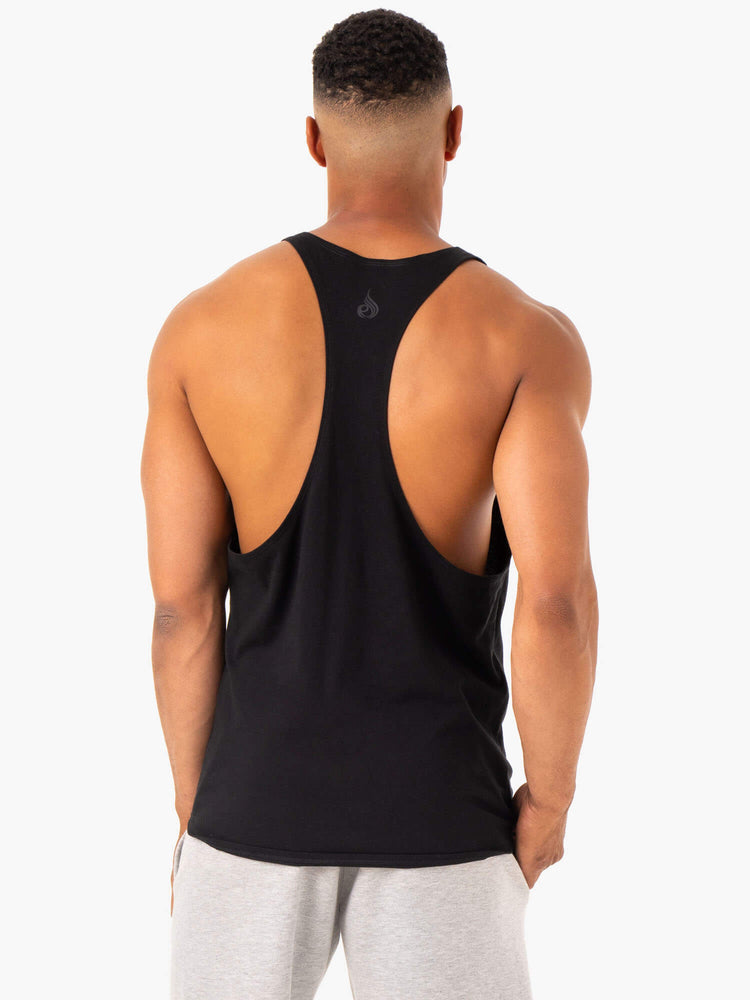 Debardeur Ryderwear Recharge Stringer T-Back Noir Homme | ODP-75060642