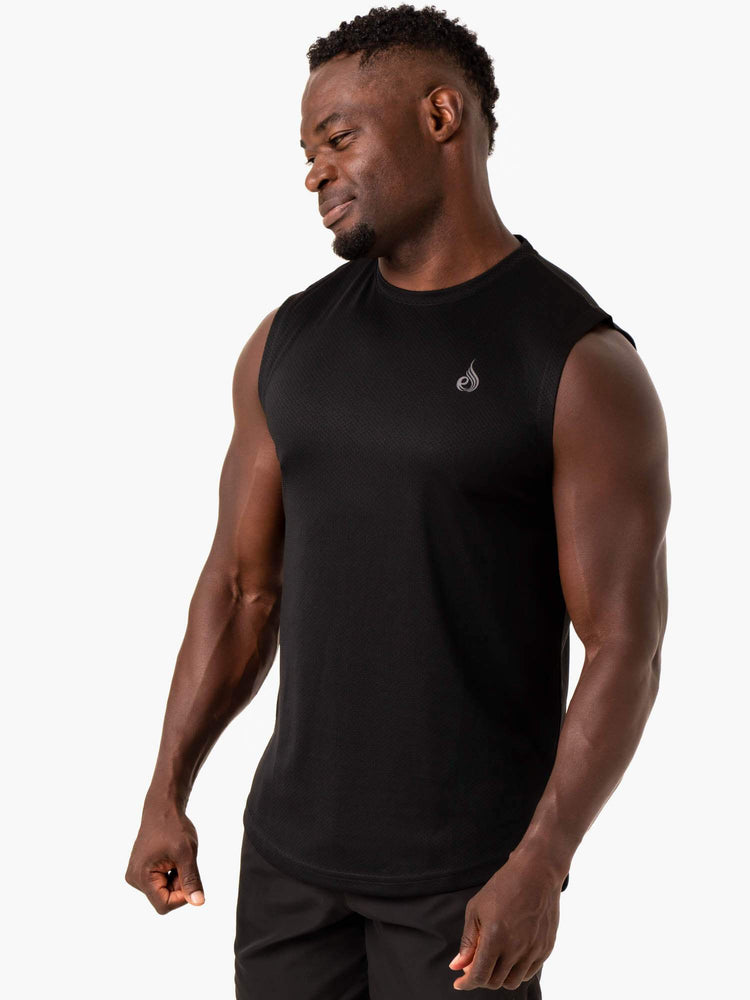 Debardeur Ryderwear Reflex Mesh Baller Noir Homme | LMF-69600063