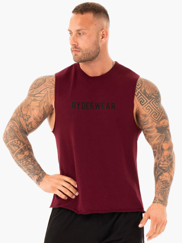 Debardeur Ryderwear Performance Baller Bordeaux Homme | TSU-03271195