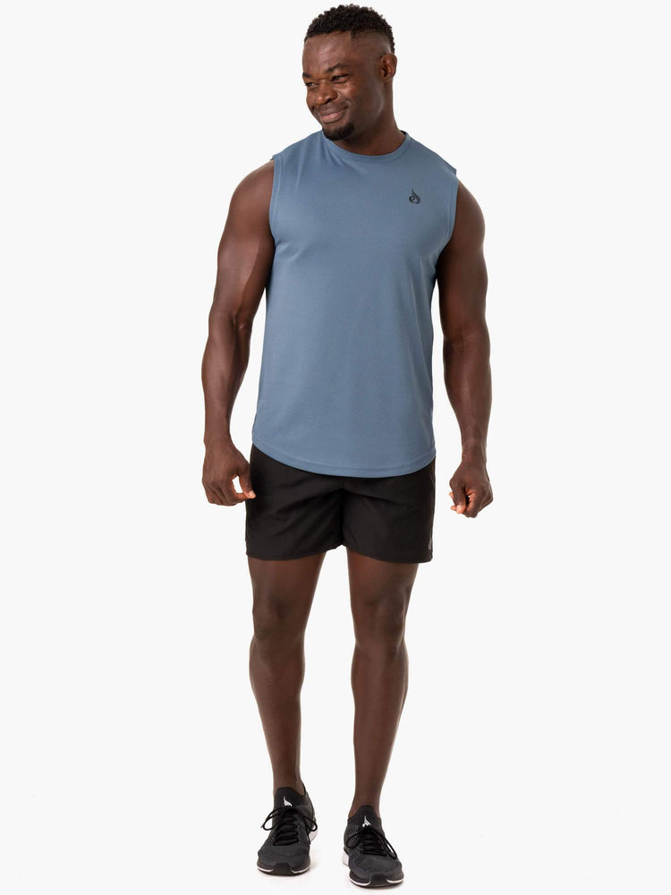 Debardeur Ryderwear Reflex Mesh Baller Bleu Homme | FDP-36861979