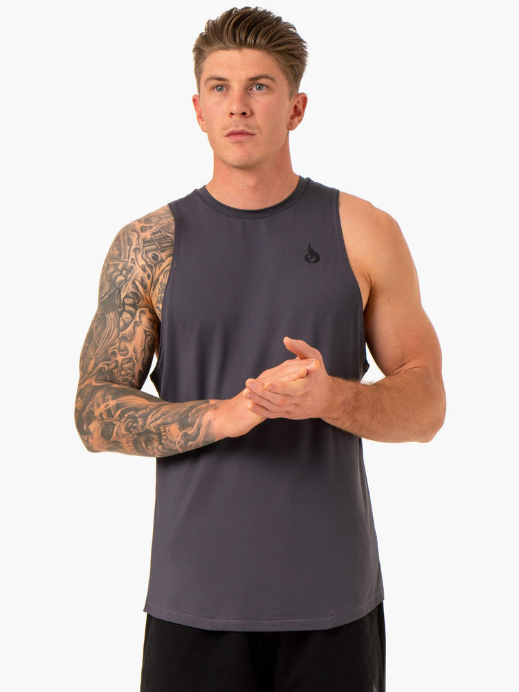 Debardeur Ryderwear Optimal Mesh Grise Homme | OPT-51364726