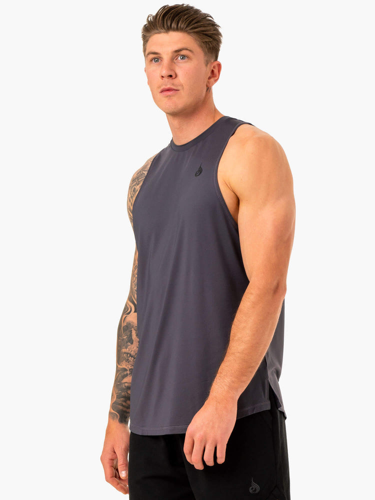 Debardeur Ryderwear Optimal Mesh Grise Homme | OPT-51364726